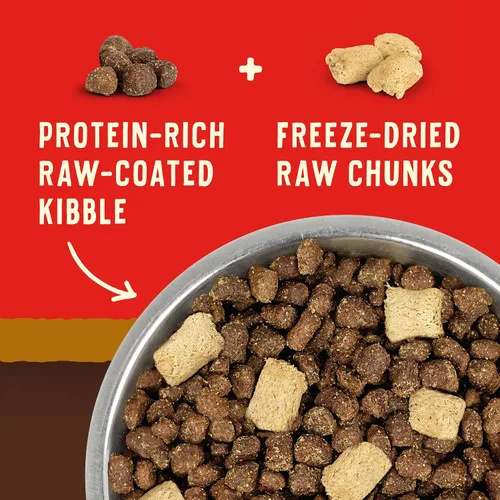 Miniatura 2 de Stella & Chewy's Wild Red Raw Blend Kibble - Croquetas de mezcla cruda – Alimento para perros revestido crudo liofilizado de primera calidad