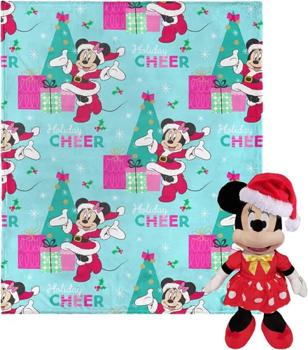 Miniatura 14 de Northwest Mickey Mouse Comic Pop Character Hugger Juego de Almohada y Manta Tipo Throw de Tacto Sedoso, 40" x 50