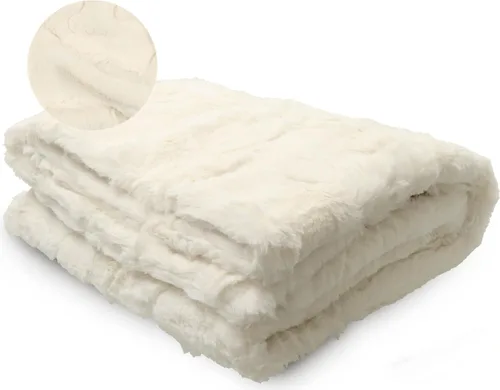Miniatura 11 de Peluche Lux - Manta de piel sintética, lujosa manta para acurrucarse y envolver para recién nacidos, felpa suave, mantas mullidas para niños y niñas