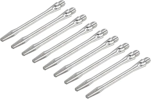 Miniatura 20 de PATIKIL Eje de dardo, rosca mediana 2BA de aluminio Dart Tallos de dardo Accesorios de lanzamiento de montaje para punta de acero Latón