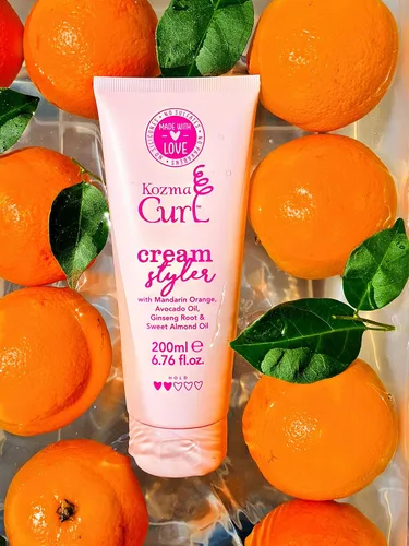 Miniatura 8 de Cream Styler 6.76 fl oz 6.8 fl oz Crema ligera definidora de rizos para cabello rizado y ondulado Crema hidratante para peinar con aguacate