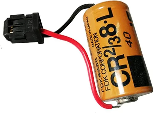 Miniatura 3 de BALOLO (15-Pack) CR2/3 8.L 3V 2000mAh Lithium Battery Compatible for Fuji CR2/38.L 3V PLC Lithium Battery FDK CR2/38.L with Black Plug