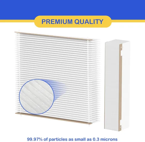 Miniatura 3 de Filtro de aire de repuesto 201 compatible con Aprilaire 2200 2250, purificador de aire Space Gard 2200 y Lennox PMAC-20C X0445, comparado