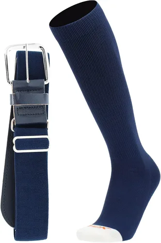 Miniatura 27 de MadSportsStuff - Combo de calcetines y cinturón de sóftbol o béisbol, tallas profesionales para jóvenes y adultos