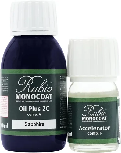Miniatura 215 de Rubio Monocoat Tinte y acabado para madera de 650 pies cuadrados - Niebla Oil Plus 2C Aceite de linaza de secado rápido, ecológico