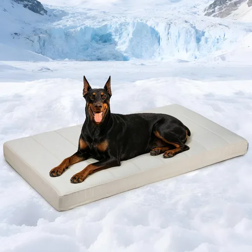 Miniatura 18 de Tapete para jaula para perros de tamaño XL, cama de espuma viscoelástica de 41 x 27 pulgadas, lavable y antideslizante, tapete ultrasuave para Oscuro