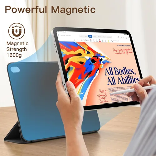 Miniatura 3 de JETech Funda magnética para iPad (A16) de 11ª/10ª generación (2025/2022), accesorio magnético, funda delgada para tableta con encendido y apagado