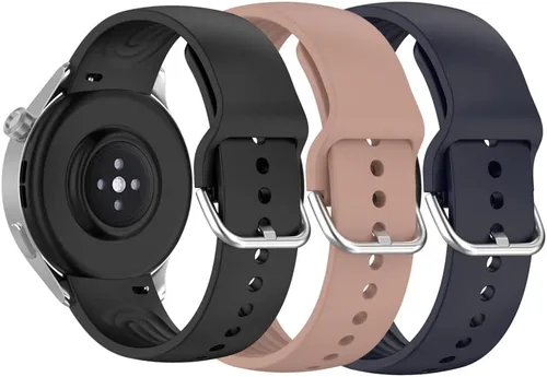 Miniatura 15 de Senter Correa de repuesto de liberación rápida de goma suave de 0.866 in para reloj inteligente Xiaomi S1 pro