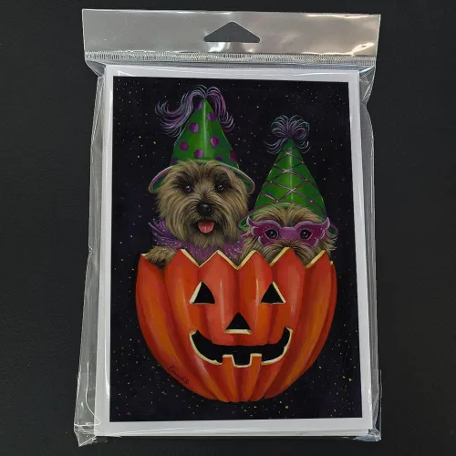 Miniatura 235 de Caroline's Treasures PPP3013GCA7P - Tarjetas de felicitación y sobres para mascotas de Basset Hound Teacher, paquete de 8 tarjetas en blanco