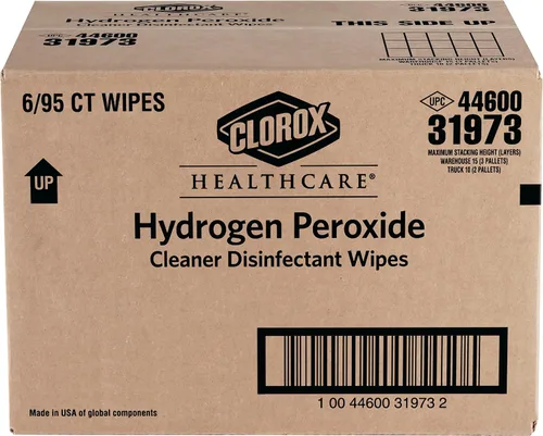 Miniatura 10 de Clorox Healthcare 30824 - Toallitas desinfectantes de peróxido de hidrógeno, recipiente de 95 unidades, 6 recipientes (30824)