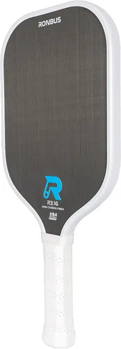 Miniatura 2 de Ronbus R1.16/R2.16/R3.16 Fibra de carbono Toray T700 en bruto, pala de pickleball con núcleo de nido de abeja de polipropileno de 16 mm R3.16W