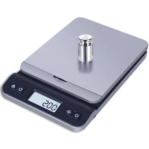Miniatura 6 de Peso de Calibración QP, Pesos de Escala de Alta Precisión de 200 Gramos Clase OIML M1, Pesos de Gramo de Acero Inoxidable, Acabado Cromado, Pesos