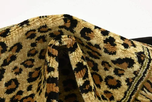 Miniatura 9 de Unique Loom Wildlife Collection - Alfombra con diseño de borde con temática de animales inspirada en el mundo salvaje, con diseño de guepardo