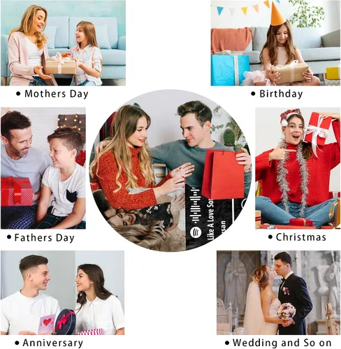 Miniatura 6 de Envío al día siguiente, manta personalizada con foto, mantas con foto personalizadas, manta personalizada de Spotify, regalos divertidos 01