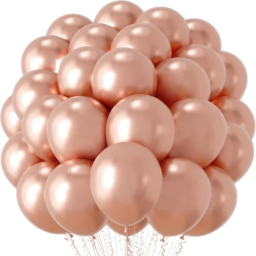 Miniatura 178 de Voircoloria - Globos azul bebé claro, paquete de 66 globos de 12 pulgadas de látex para fiestas para niños y niñas, para cumpleaños, baby shower, 16