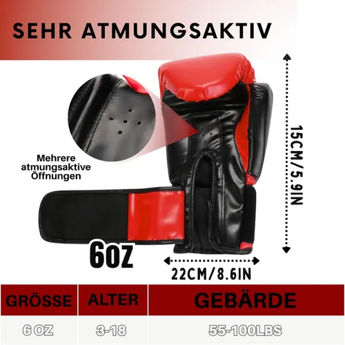 Miniatura 2 de Juego de guantes de boxeo y guantes de boxeo 3 en 1 para niños, guantes de boxeo, almohadillas de enfoque con envolturas de mano para niños,