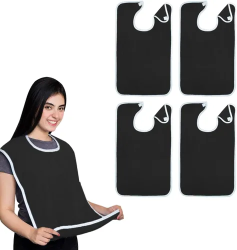 Miniatura 20 de Avalon Towels Adult Bibs for Women 100% Cotton Bib for Adults for Eating - Terry Cloth Adult Bibs for Men Clothing Protectors