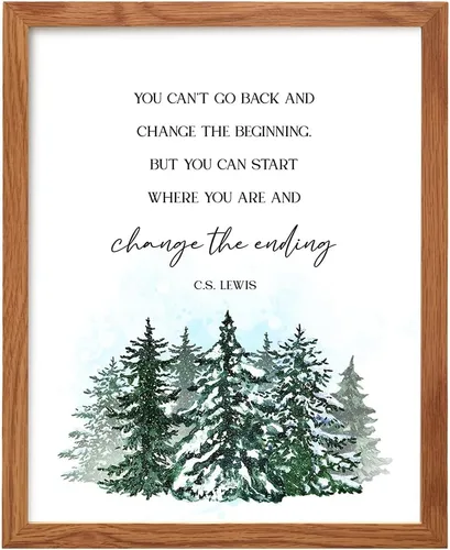 Miniatura 11 de Arte de pared con citas inspiradoras positivas motivacionales, regalos de aliento edificantes para mujeres, hombres, refranes estimulantes