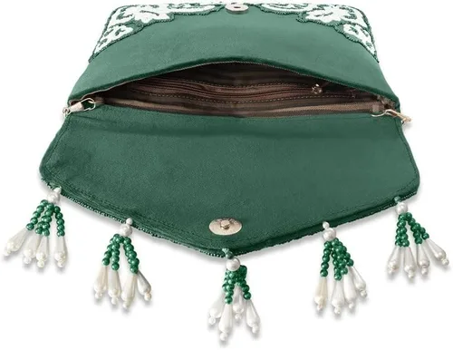 Miniatura 9 de Aheli Indian Potli Bags for Women Evening Bag Clutch Ethnic Bride Purse with Drawstring