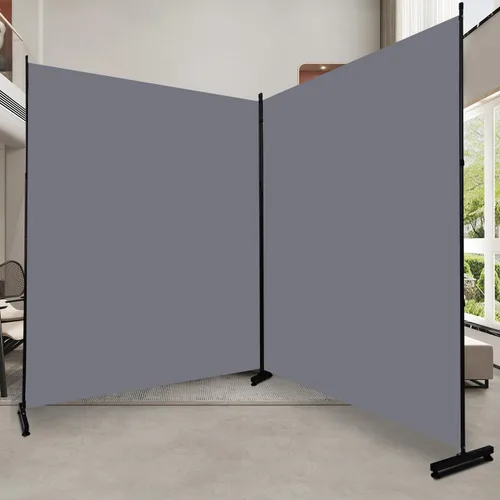 Miniatura 10 de Divisor de habitación, pantalla de privacidad de un solo panel de 6 pies, divisor de pared de tela ancha para interiores para separación