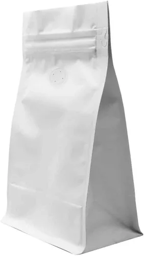 Miniatura 6 de AwePackage Bolsa de café resellable de 12 onzas con cremallera, bolsa de café con válvula, lengüeta inferior plana (50, papel kraft ancho)