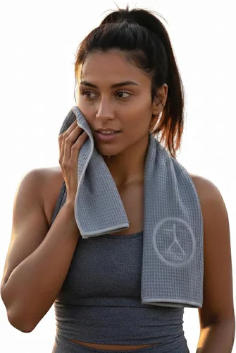 Tatago Toalla de mano y sudor para yoga caliente, suave y absorbente, de secado rápido, de microfibra antideslizante para tapete de yoga XL o Nube