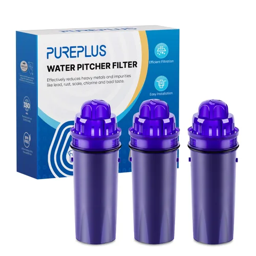 PUREPLUS Filtro de agua de repuesto para jarra CRF950Z para Pur PPF900Z, PPF951K, PPT700W, CR-1100C, DS-1800Z, CR-6000C, PPT711W, PPT711, PPT710W,