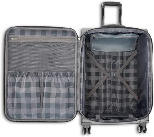 Miniatura 6 de AMERICAN TOURISTER Whim Softside - Maleta expandible con ruedas giratorias, Gris (Dove Grey), Juego de 2 piezas (maleta de manomediana), Whim