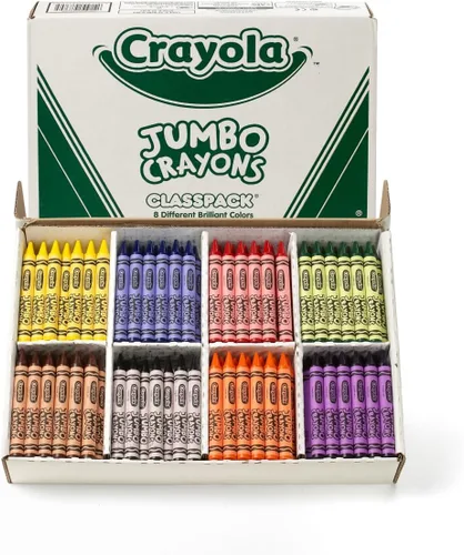 Miniatura 2 de Crayola Crayones jumbo Classpack (200 unidades), crayones grandes para niños, suministros escolares a granel, suministros de arte esenciales