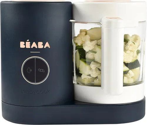 Miniatura 10 de BEABA Babycook Neo - Fabricante de alimentos para bebés Vidrio no tóxico y acero inoxidable Confiado por mamás famosas Procesador de alimentos