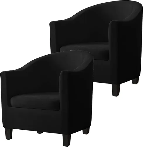 Miniatura 30 de Fundas de terciopelo para sillones, fundas de elastano para sillones, fundas elásticas para sillas de bañera, fundas protectoras para muebles, funda