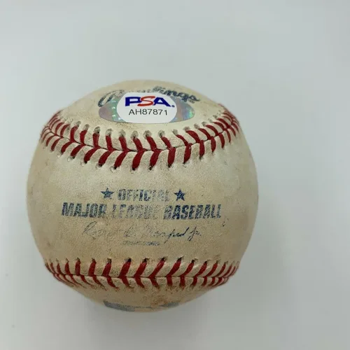 Miniatura 3 de Mark Mcgwire & Hideo Nomo Juego Firmado Usado Major League Baseball PSA DNA COA - Juego MLB Béisbol Usado