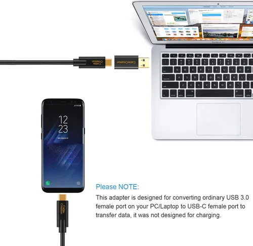 Miniatura 7 de CableCreation Adaptador USB C hembra a USB macho, USB 3.1 5Gbps USB C a A adaptador hembra para portátiles Logitech StreamCam VR Link para carga
