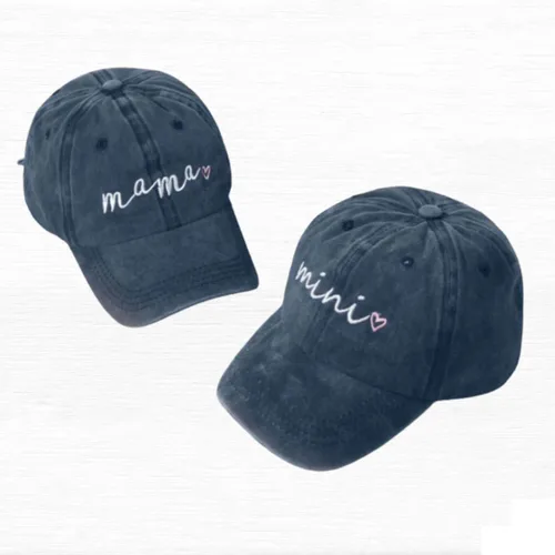 Miniatura 3 de Mama and Mini Hats For Women, Cute Mother Daughter Hats, Mom And Daughter Matching Hats, Mommy and Me Hats, Set of 2 Matching Toddler And Mommy Hats