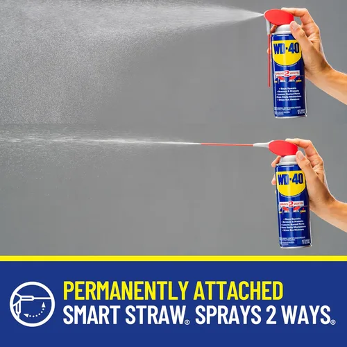 Miniatura 2 de WD-40 Fórmula original, producto multiusos con aerosoles inteligentes de paja de 2 maneras, 14.4 onzas [paquete de 2]