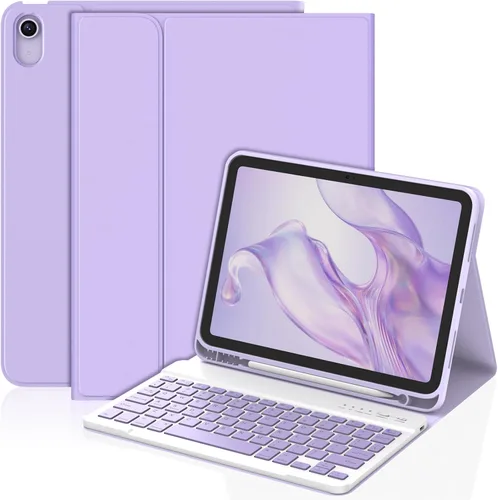 Miniatura 9 de KBCASE Funda para iPad Air de 11 pulgadas (M3/M2) 2025/2024 con Teclado, Funda de Teclado para iPad Air 5ª/4ª generación/para iPad Pro 11 2018