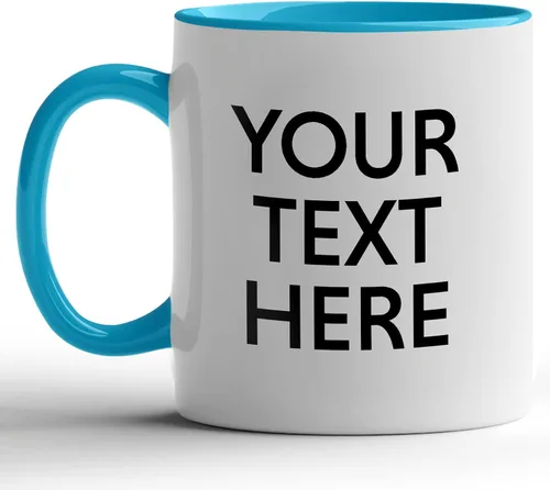 Miniatura 17 de GotPrint Tazas personalizadas con texto, taza personalizada con mensaje, regalo personalizado, diseño de doble cara, taza de café única, borde Negro