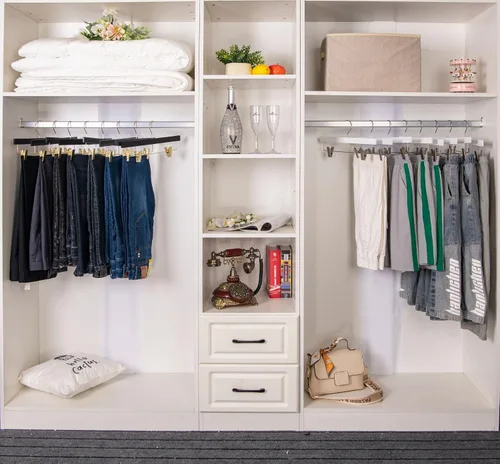 Miniatura 8 de Quality Hangers Paquete de 20 perchas de madera negras ultrafinas que ahorran espacio, gancho giratorio de 360 grados, lo mejor para trajes y más