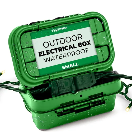 Miniatura 15 de SockitBoX Caja Eléctrica Original para Exteriores Impermeable - Pequeña Cubierta de Cable de Extensión para Exteriores con 6 Entradas de Cable