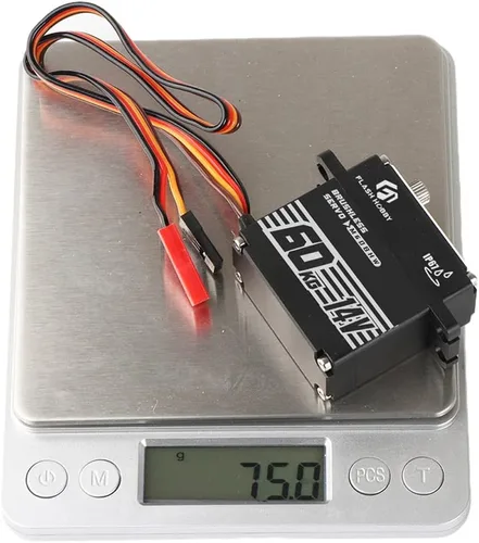 Miniatura 4 de FLASH HOBBY Servo sin escobillas de 132.3 lbs IP67 Servo impermeable 14V Servo de alto par con engranaje de metal completo para 1/8 1/10 RC Crawler