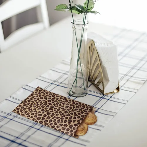 Miniatura 7 de Ikee Design 200 unidades de papel de impresión plana liso de 6 x 9 pulgadas o bolsas de estraza estampadas para dulces, galletas, mercancía