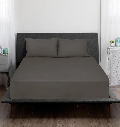 Miniatura 9 de ROYALE LINENS - Juego de sábanas de 300 hilos, 100 % algodón peinado de fibra larga, 3 piezas, sábana individual - 1 sábana ajustada, 1 sábana lisa