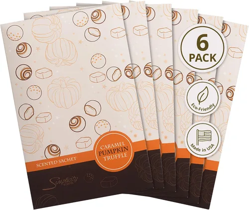 Miniatura 13 de Simplicity Scents - Paquete de 6 bolsitas perfumadas en barra de canela, otoño e invierno, bolsas perfumadas de larga duración, fragancia