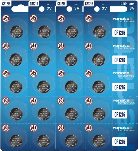 Miniatura 12 de Renata CR1216 Baterías - Batería de litio de 3 V 1216 (5 unidades)