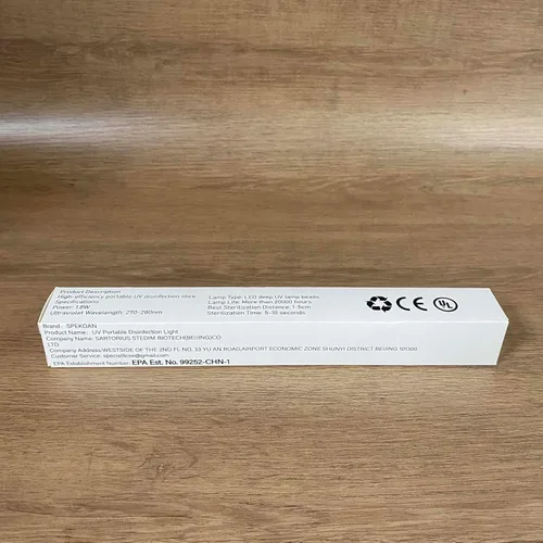 Miniatura 9 de Desinfectante de luz UV – Varita de luz UV portátil – Dispositivo de mano recargable para reducir bacterias y virus, ligero y fácil de usar