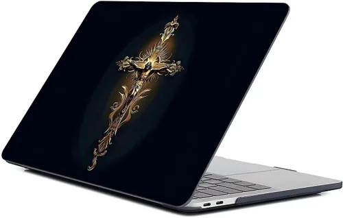 Miniatura 13 de para MacBook Pro de 13 Pulgadas Versión 2013-2015 Modelo A1425/A1502 Estuche para Computadora Negro, Estuche Rígido para Laptop de Patrón Premium