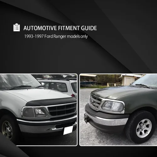 Miniatura 5 de Autozensation Compatible con Ford Expedition 1997-2002, Ford F150 1997-2003, luces de esquina negras