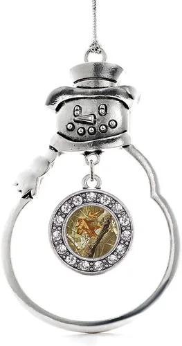 Miniatura 35 de Inspired Silver - Roller Queen - Adorno de Navidad plateado - Adorno circular para árbol de Navidad con circonita cúbica - Decoración colgante