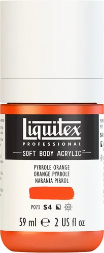 Miniatura 16 de Liquitex Professional Soft Body - Pintura acrílica, botella de 2 onzas (59 ml), blanco titanio Titanio Blanco