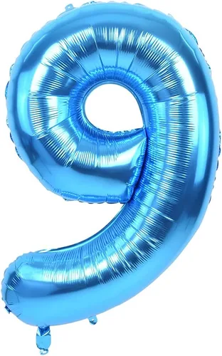 Miniatura 7 de TONIFUL Globo azul de números grandes de 40 pulgadas 0-9 de aluminio Mylar gran número 0 globo digital 0 para graduación 2026, fiesta de cumpleaños